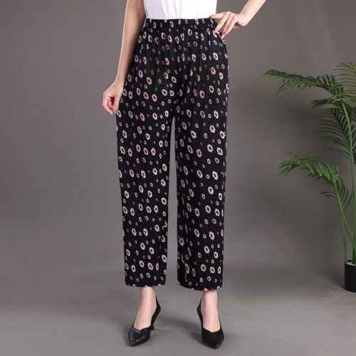 薄款休閒花褲子