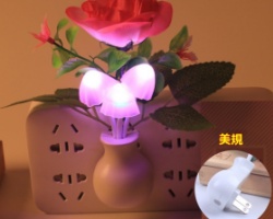 發光花瓶小夜燈