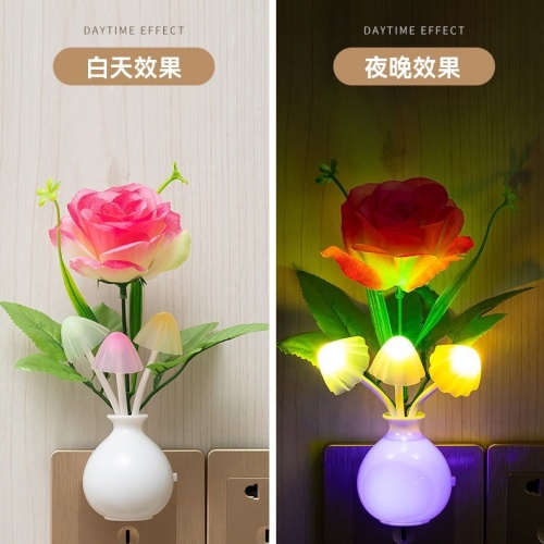 發光花瓶小夜燈